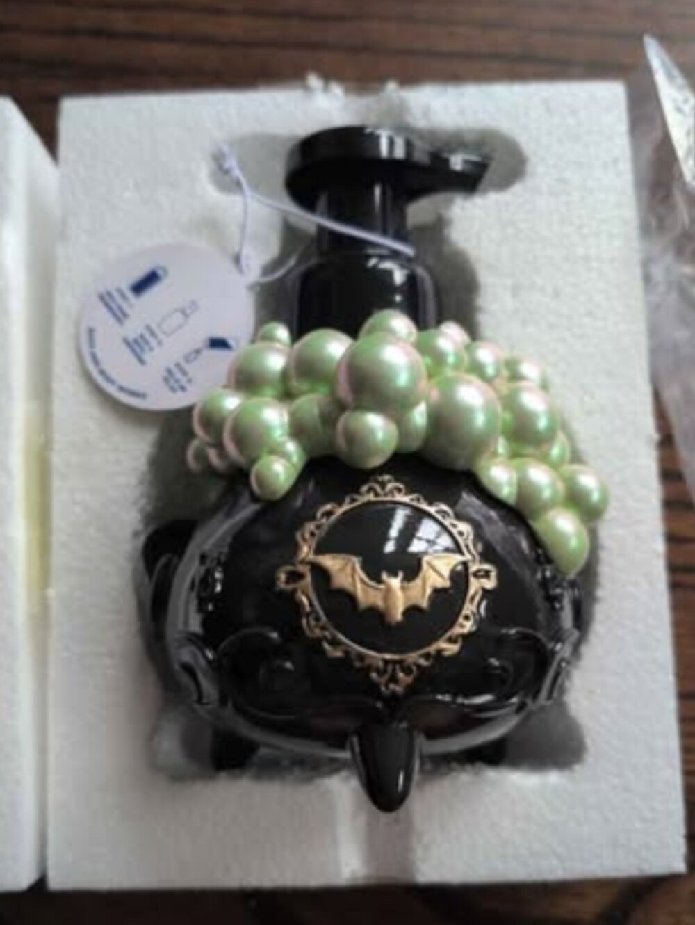 Bath & Body Works Halloween BUBBLING CAULDRON Foaming Soap Holder NIB